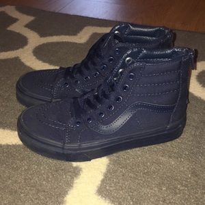 Vans® Kids Navy Blue Sk8-Hi Zip on