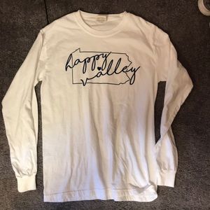 White Happy Valley Long Sleeve Tee