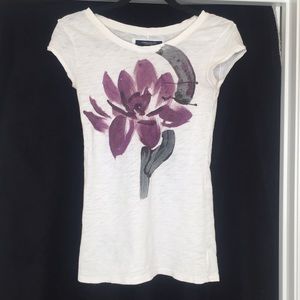 Watercolored graphic tee