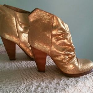 New booties gold