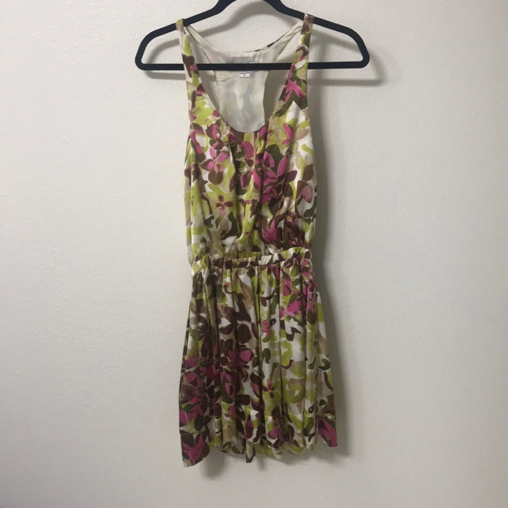 Cute Floral racer back dress