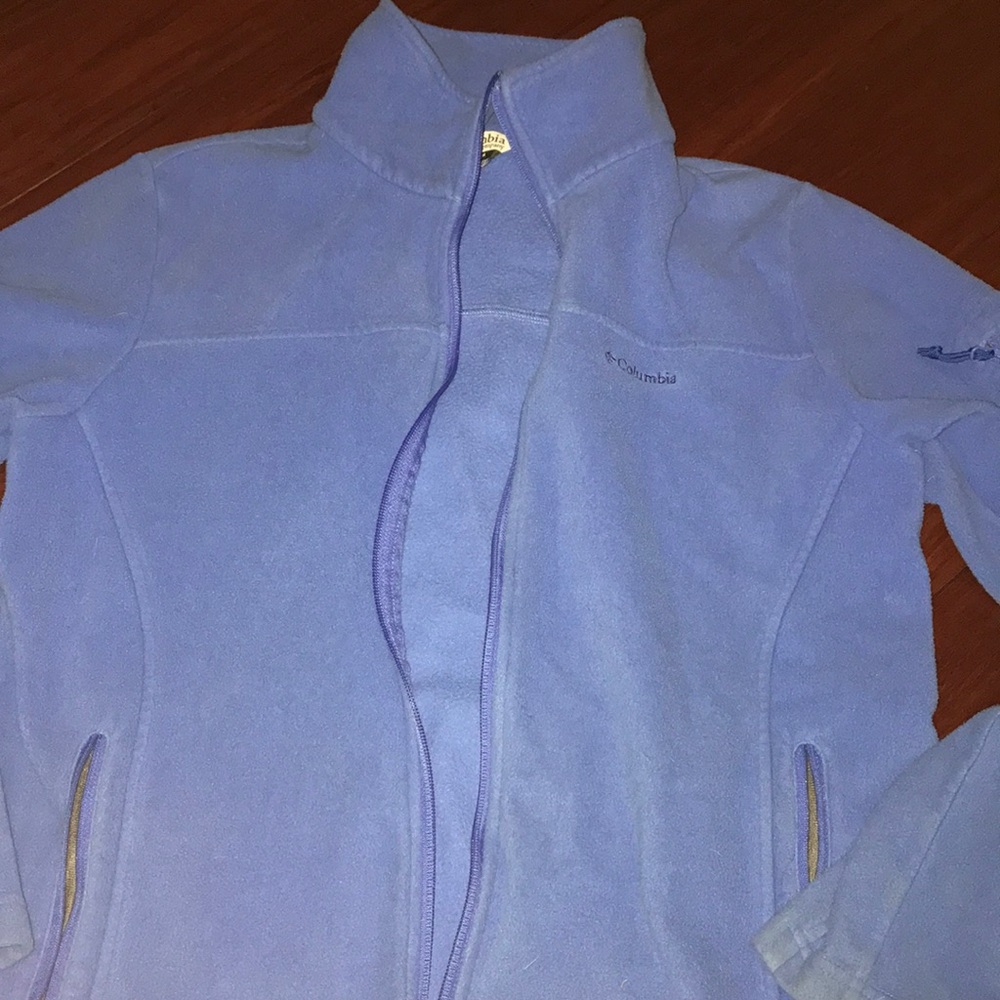 Royal blue fleece Columbia jacket