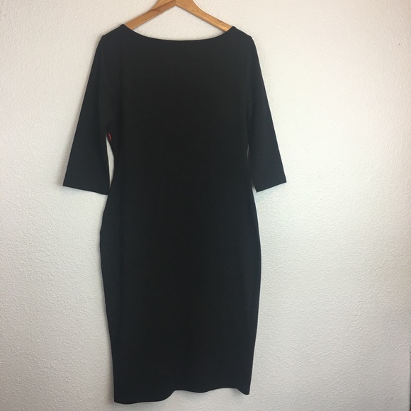 Emage Bodycon Dress Velvet Floral - Picture 4 of 7