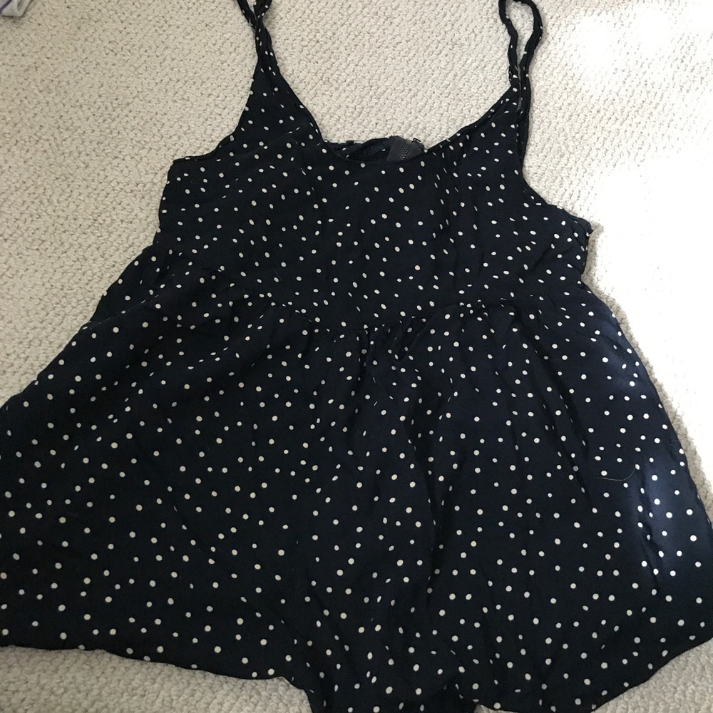 Polka dot romper