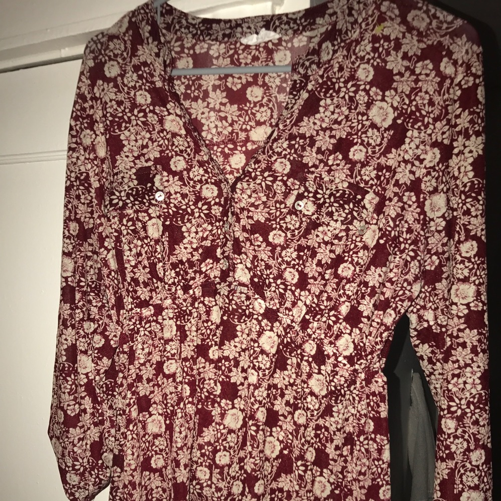 Floral Maternity Blouse