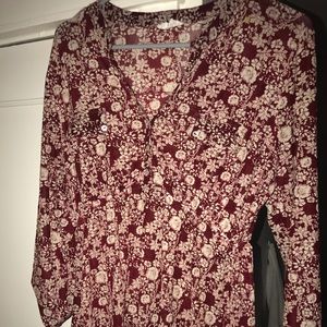 Floral Maternity Blouse