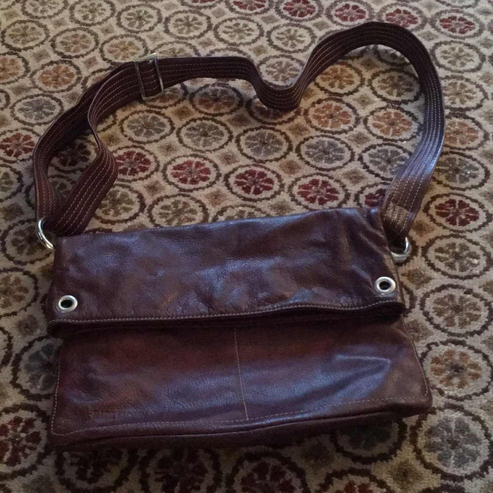 Genuine Leather Naor Jacoby messenger bag