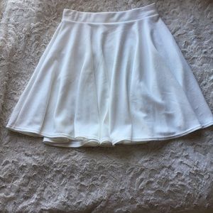 White circle skirt