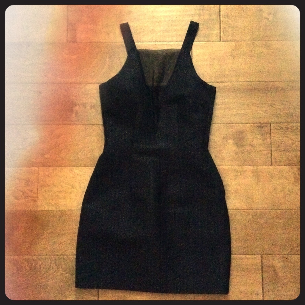 H&M black shimmer party dress