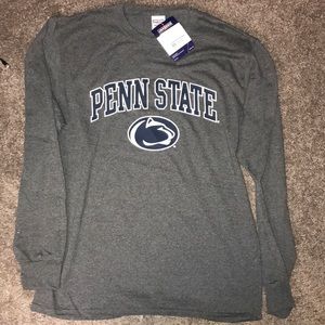 Unisex Charcoal Penn State Long Sleeve Tee
