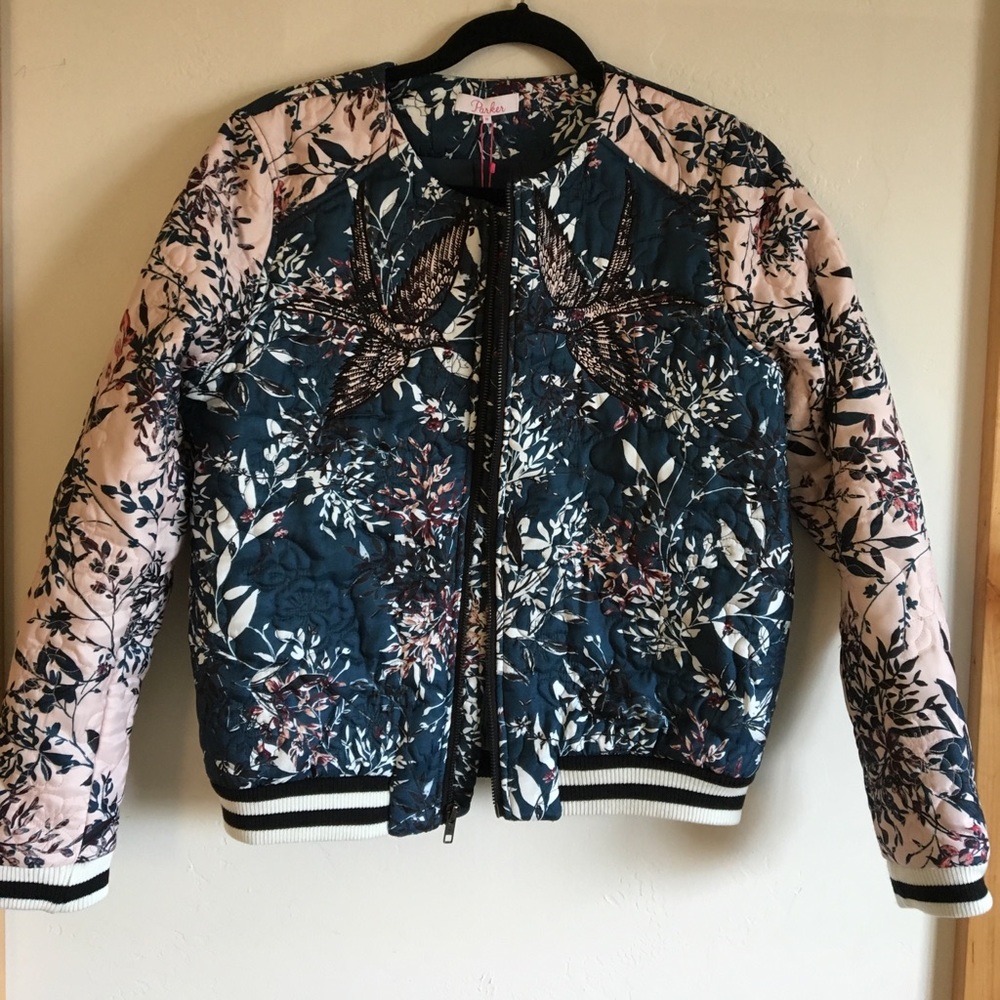 Parker Maverick Bomber Jacket. New with tags. Sz M