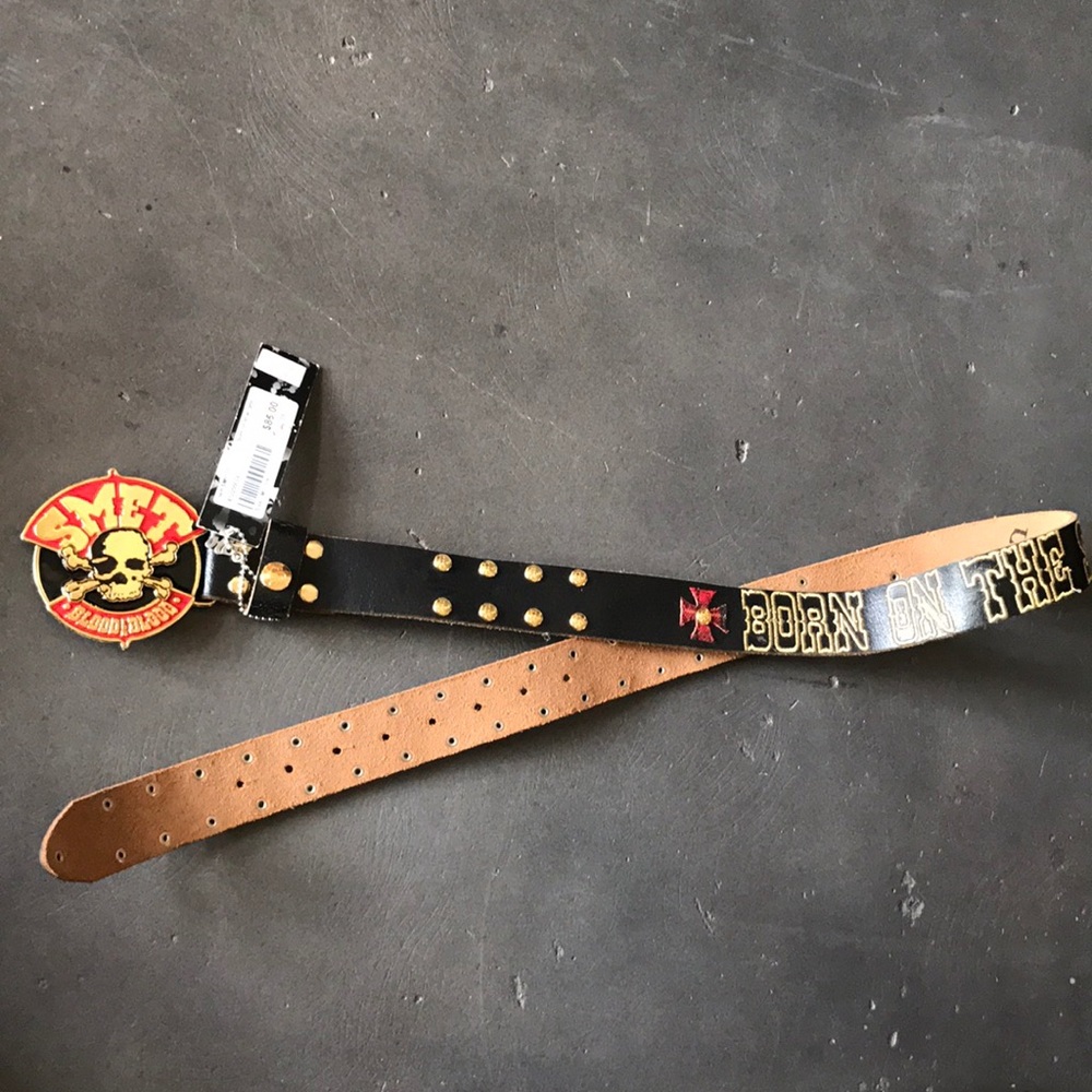 Genuine leather belt