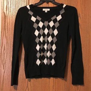 Merona Argyle Patterned Sweater