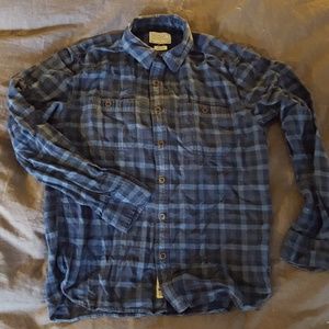 Lucky Bran Flannel in blue