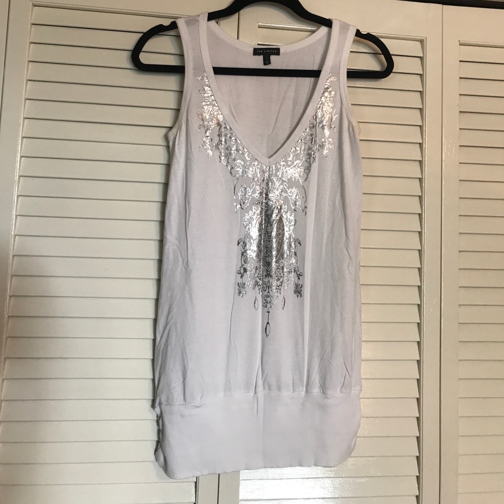 The Limited long white tank