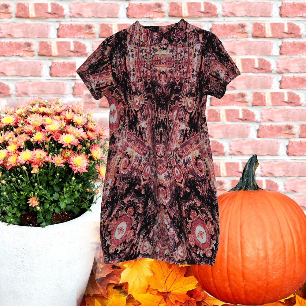 Mock Neck Bodycon Dress