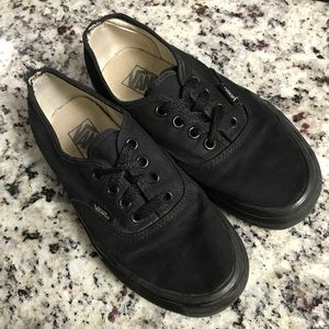 black vans women's 6