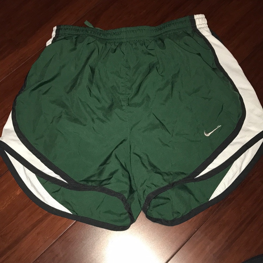Nike green running shorts NEVER WORN