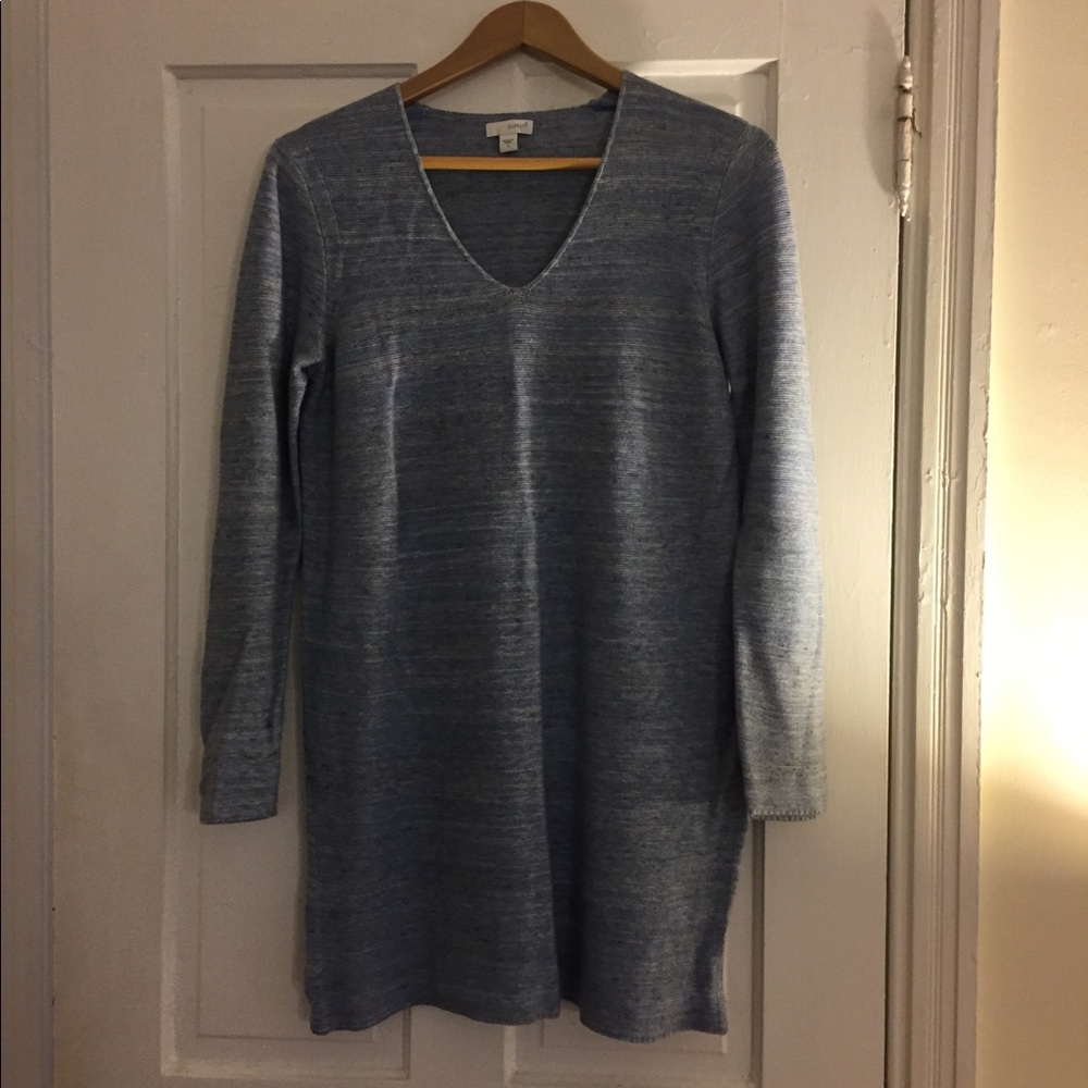 Soft blue marled sweater