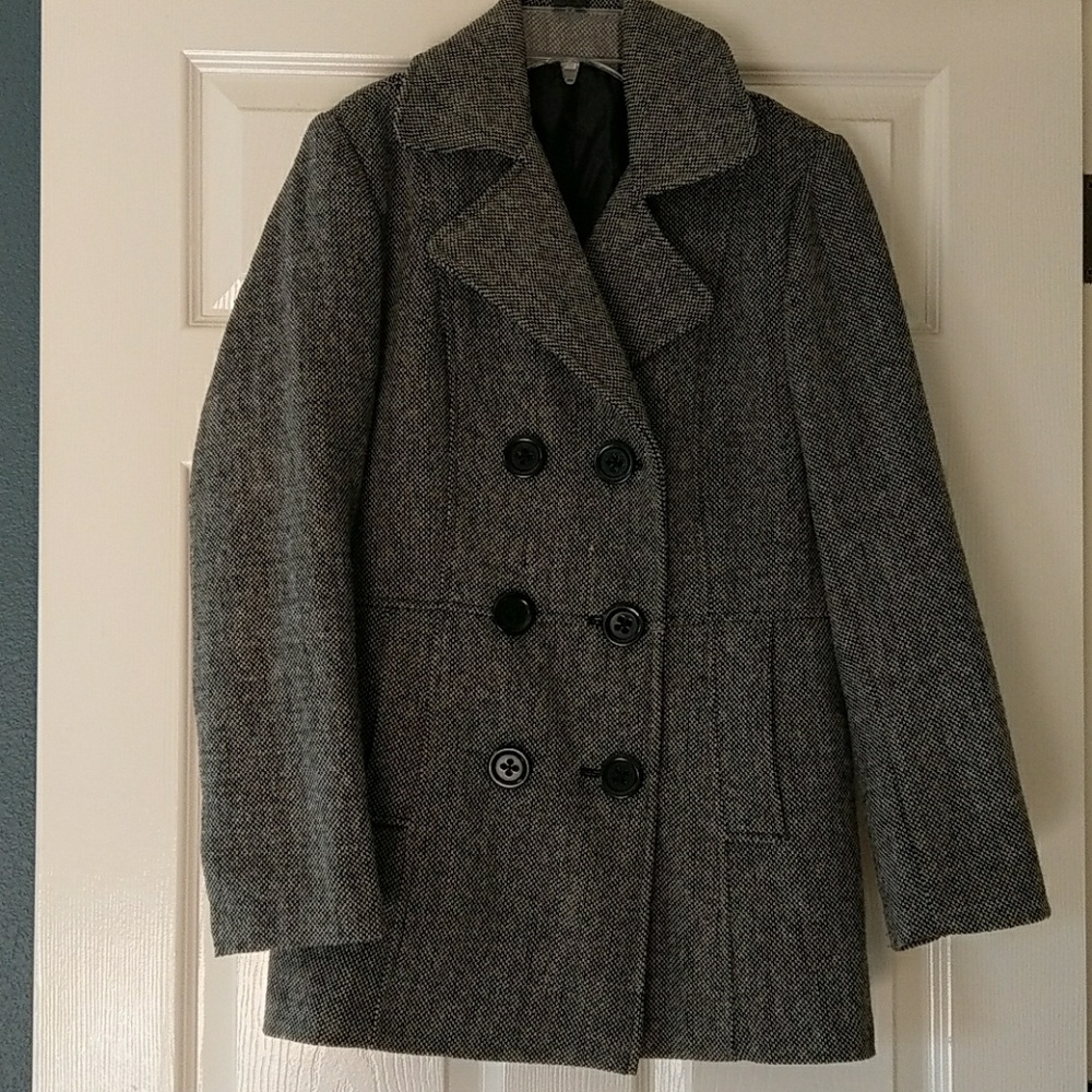 Vintage Women's Double Breasted Tweed Coat