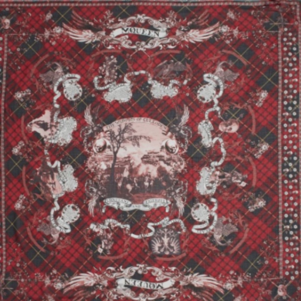 ISO Alexander McQueen Widows of Culloden scarf