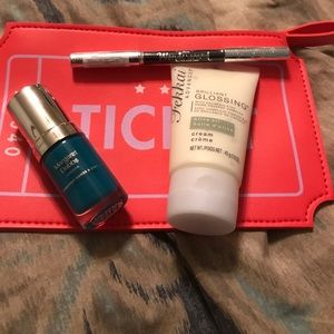 Make up bag with 3 products
