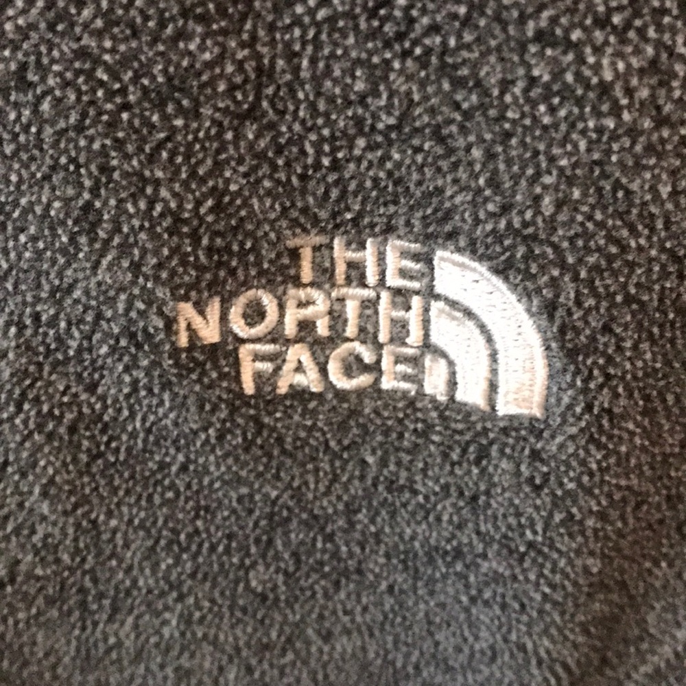 North face gray half zip fleece - Picture 2 of 4