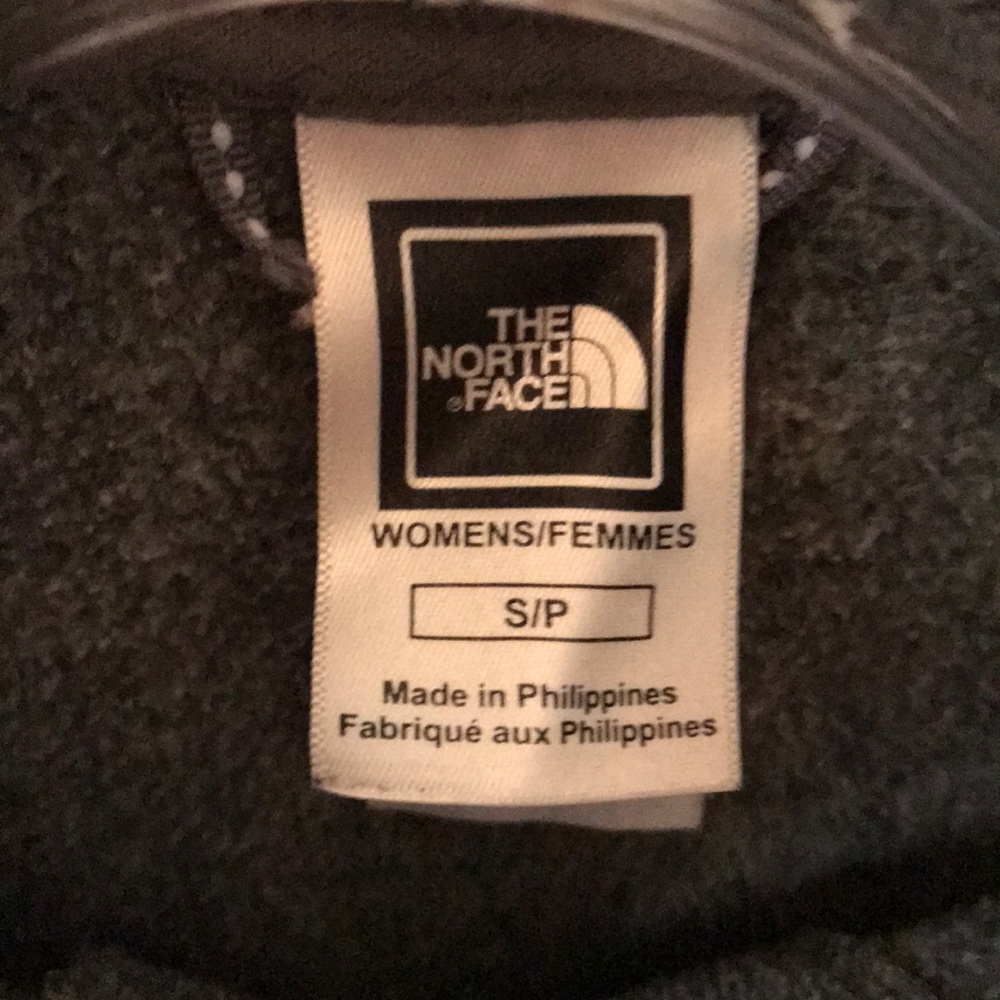 North face gray half zip fleece - Picture 3 of 4