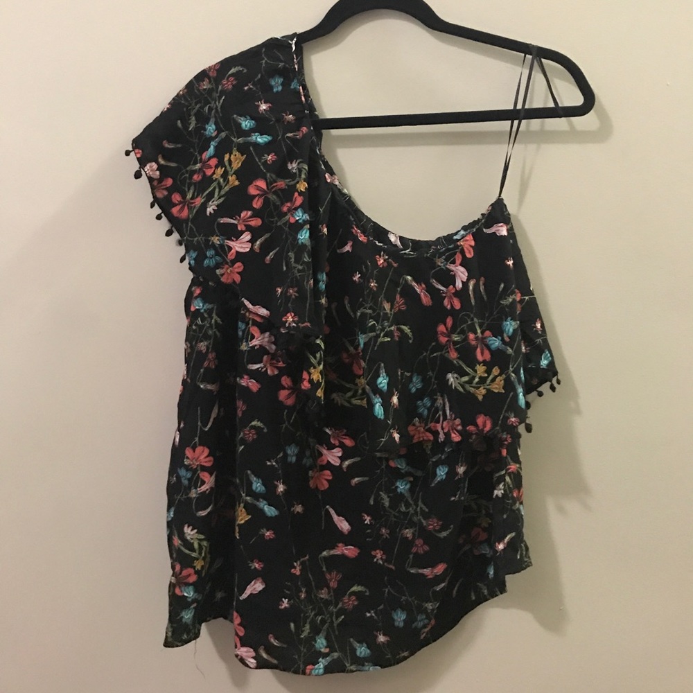 Floral One Shoulder Top
