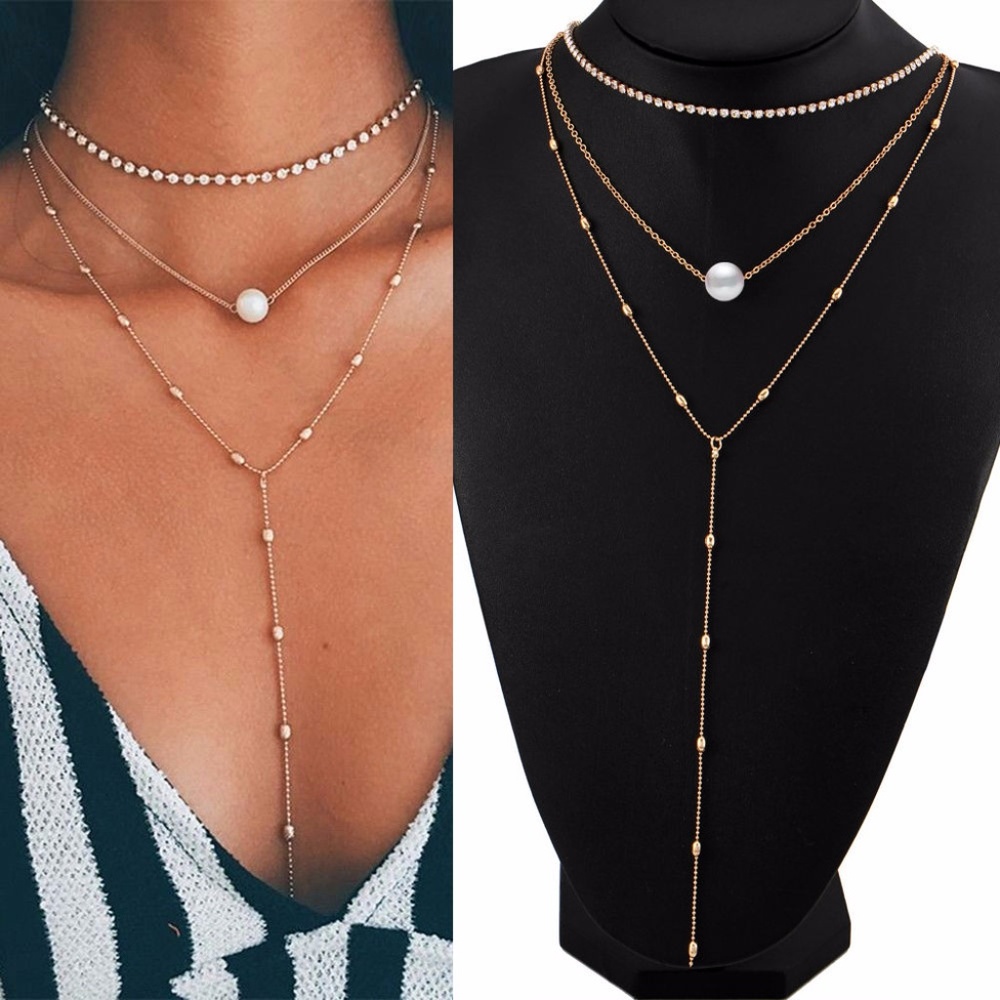 3 in 1 Choker Necklace