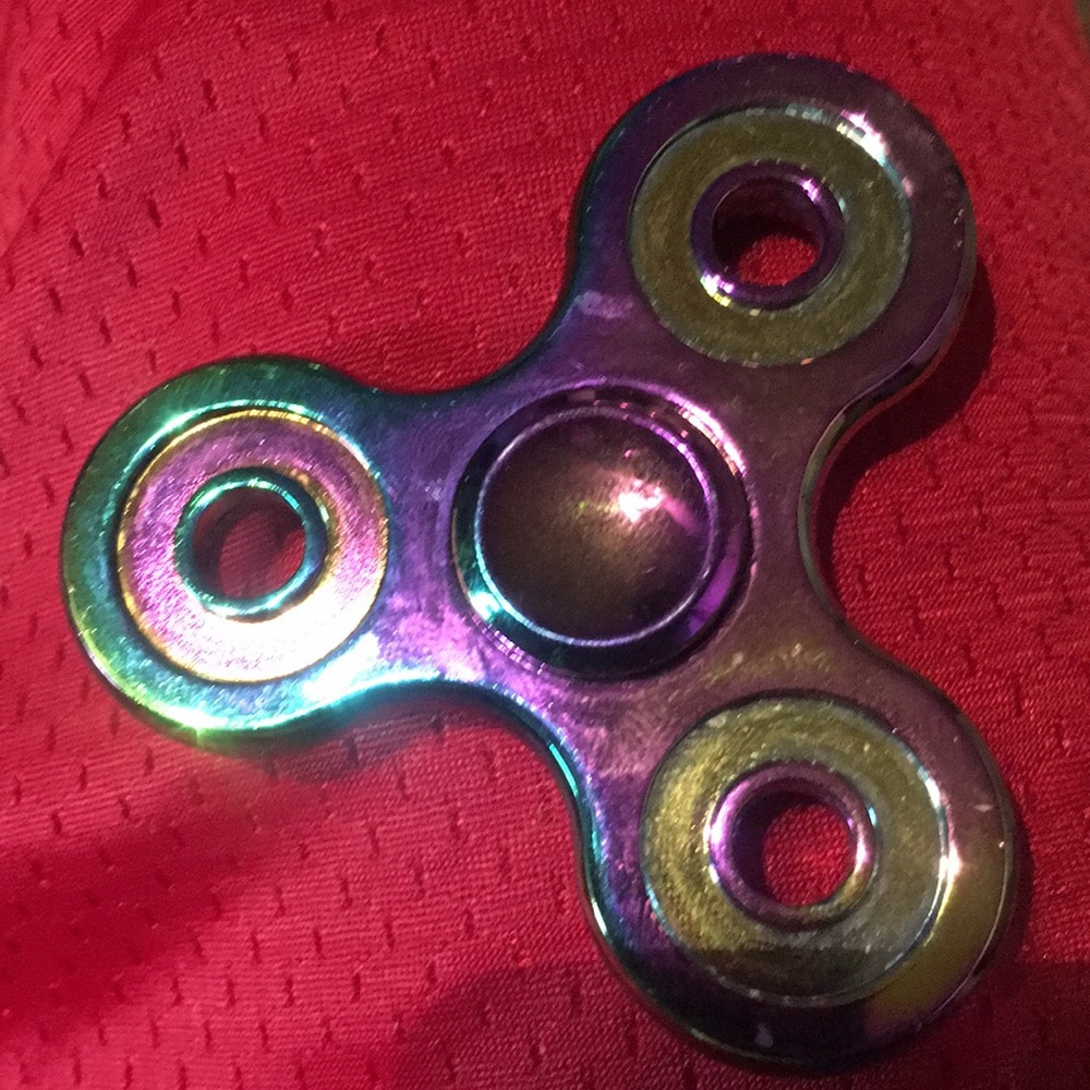 Rainbow fidget spinner