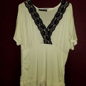 Lace date night shirt