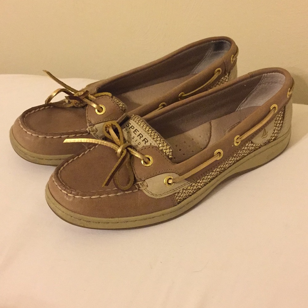 Sperry Gold Glitter Angelfish Shoes