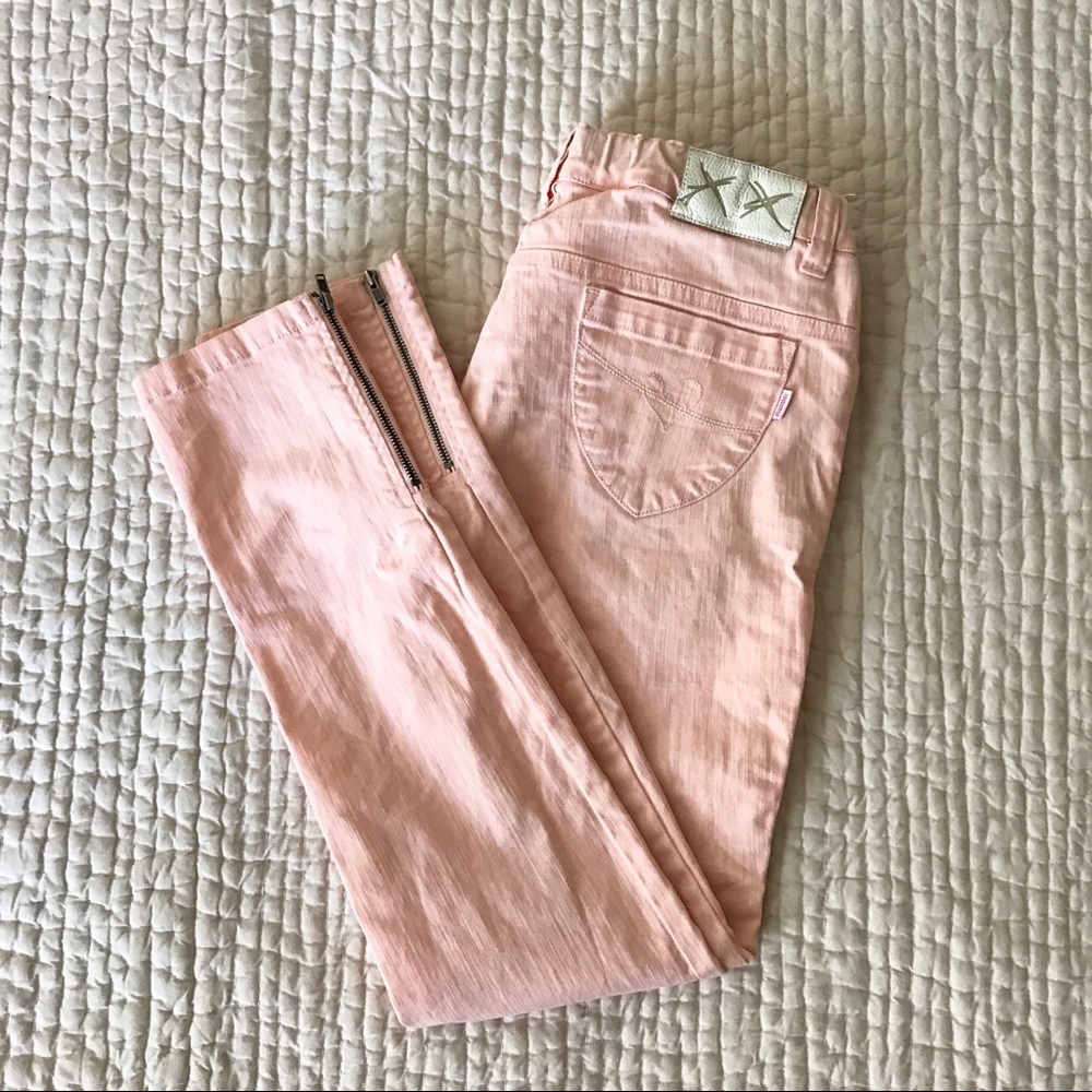 Munster Kids light peach skinny jeans