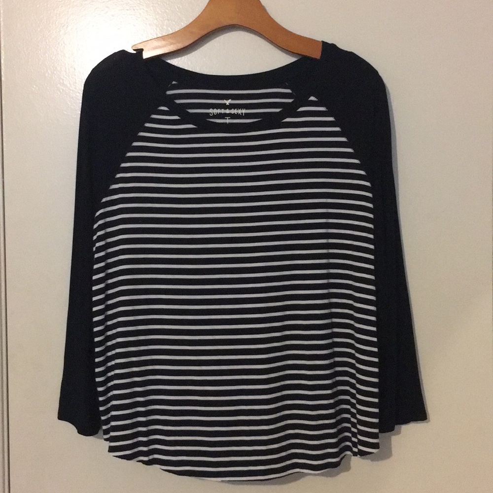 American Eagle Striped Shirt