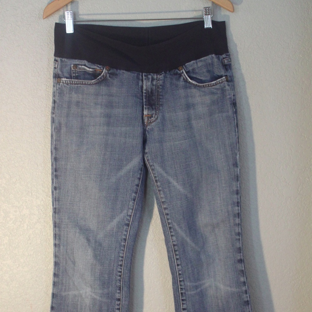 Maternity 7 For All Mankind Bootcut Jeans