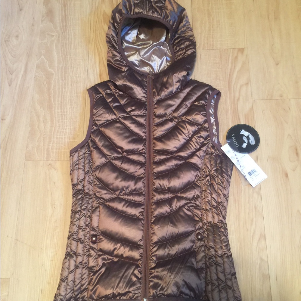 NWT Bronze Bernardo Down Vest