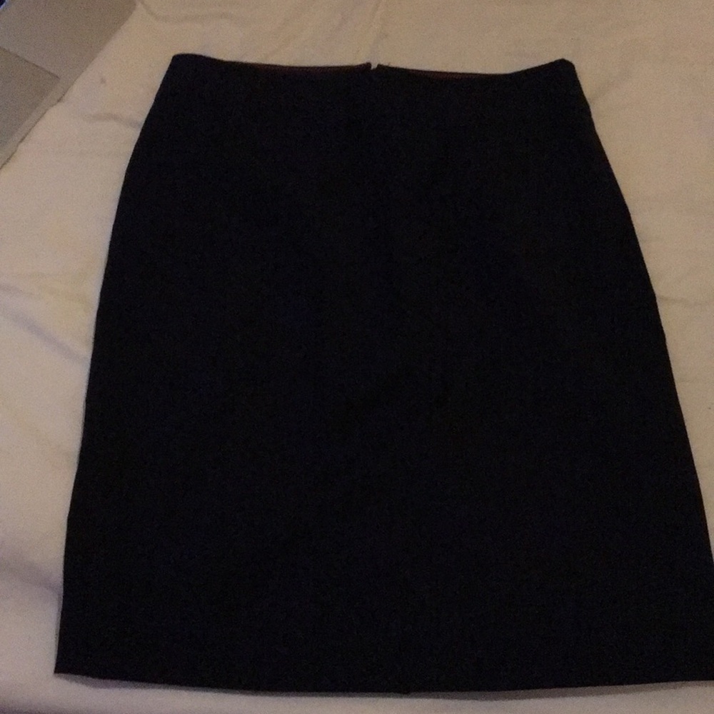 J Crew - Pinstripe Pencil Skirt - 99% Wool