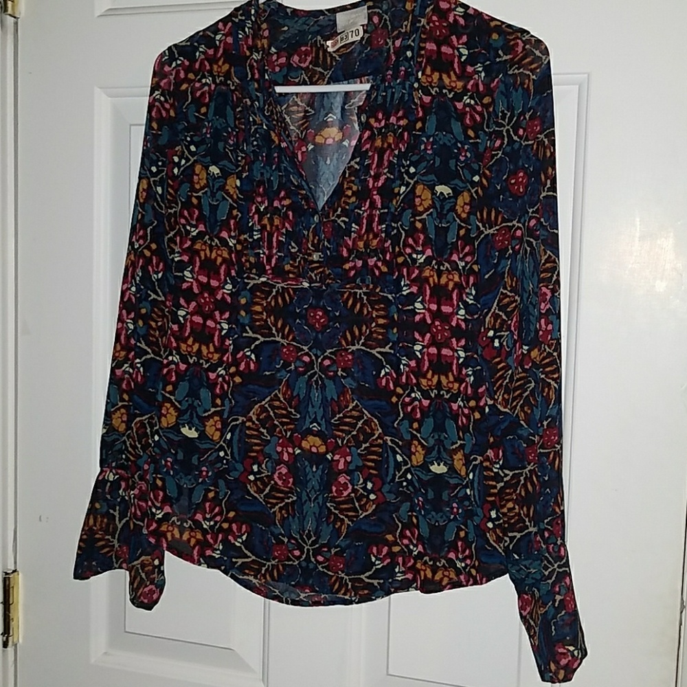 Floral button up