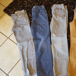 Lot of 5 pairs of boys size 14 pants