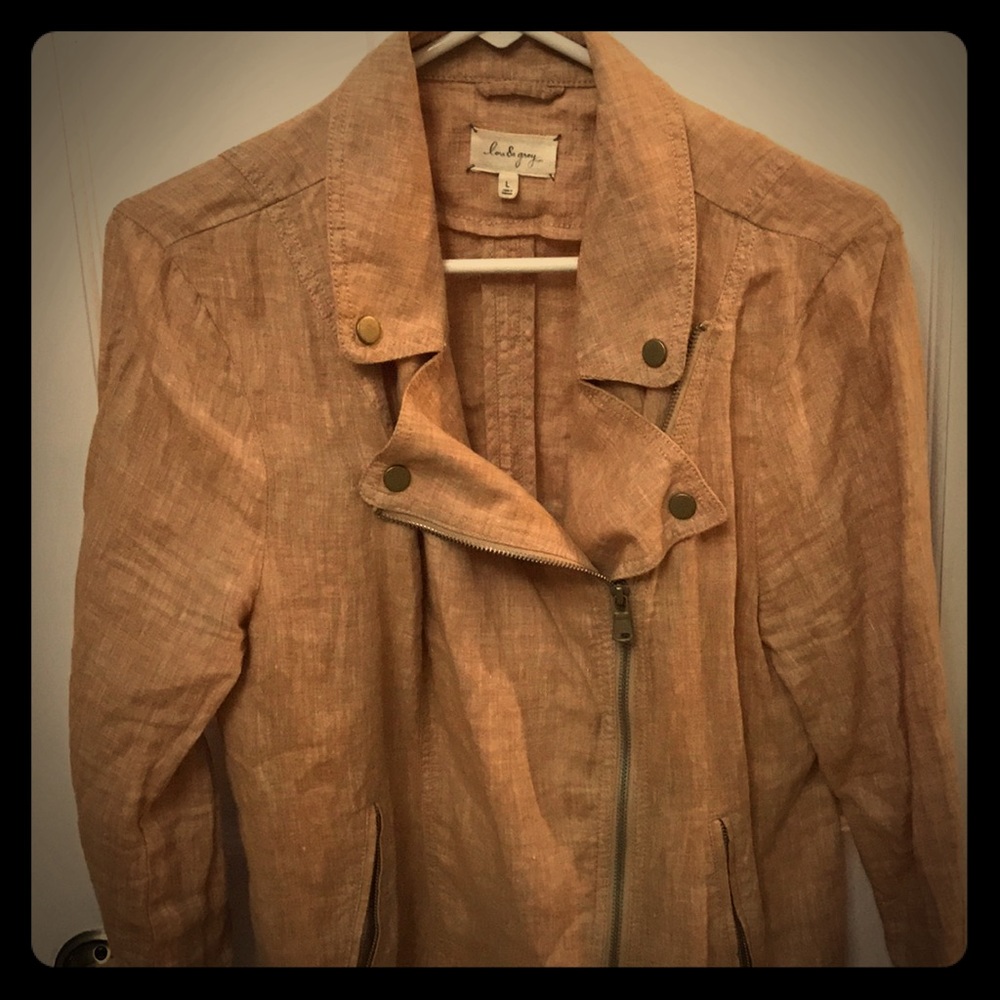 Lou and Grey Moto Zip Linen Jacket ❤️❤️🎉