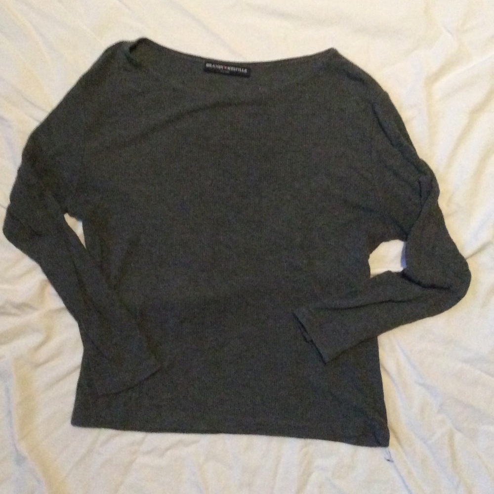 Brandy Melville grey shirt