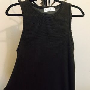 Charcoal gray knit dress! 👗
