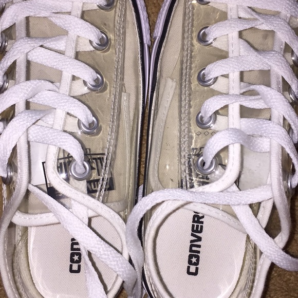 clear converse shoes