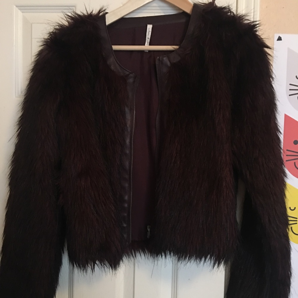 Willow & Clay Faux Fur Jacket