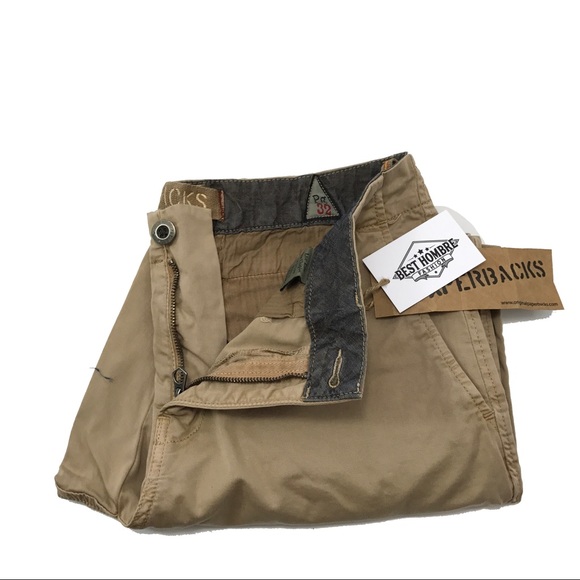 Khaki Stretch Chino Shorts - Picture 5 of 5