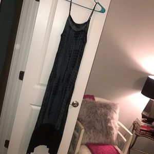 Tie dye maxi dress