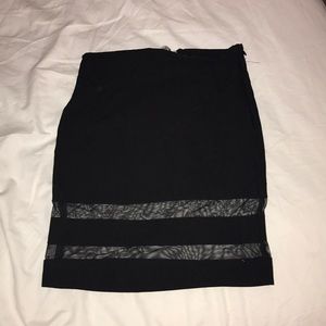 Laced pencil skirt