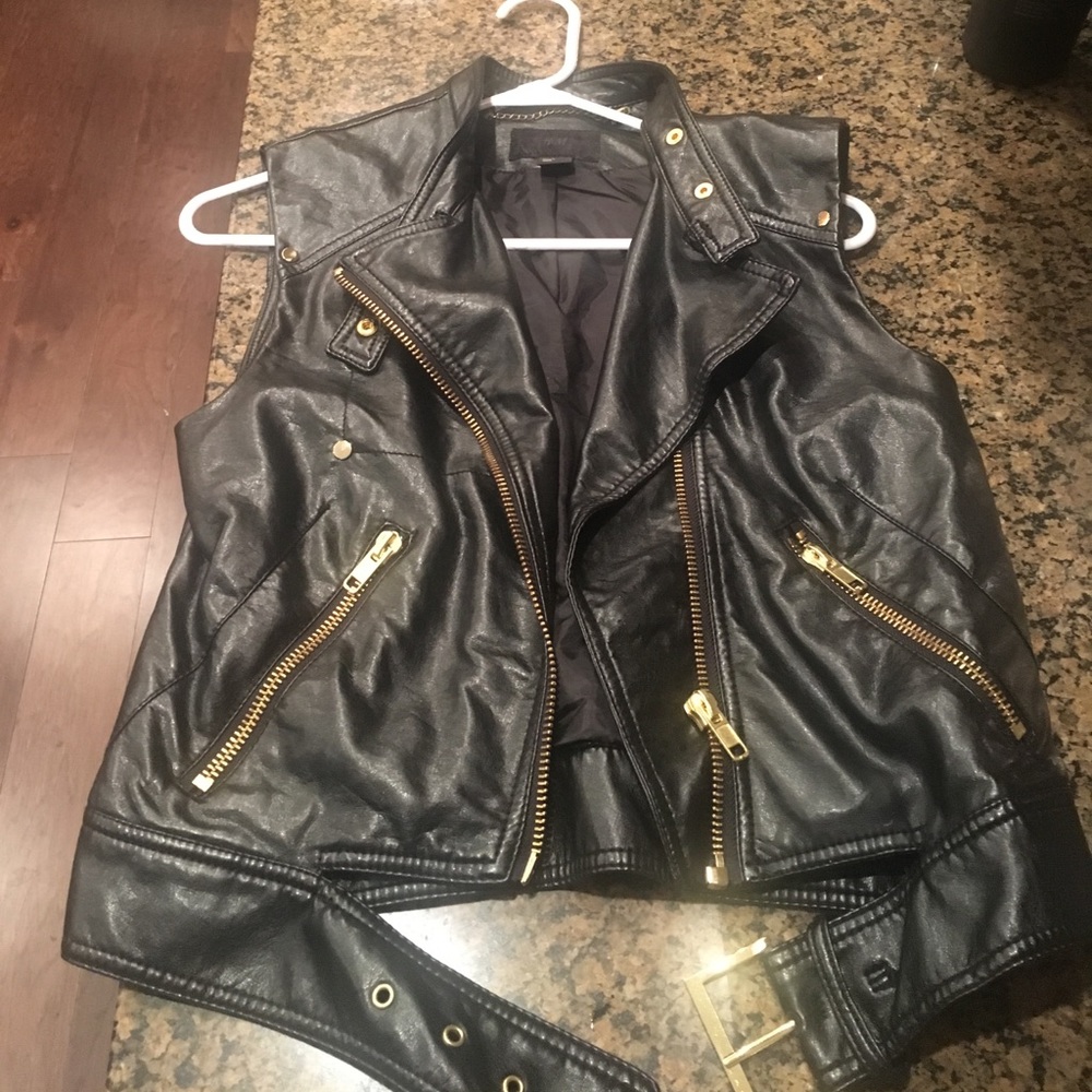 H&M Faux Leather Vest