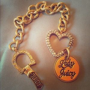 Gold Juicy Couture Charm Bracelet
